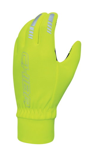 Chiba Bicycle Glove Thermofleece neon yellow - 1 Pair